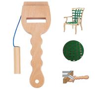 BENECREAT Beechwood Webbing Stretcher, Upholstery Tools, Burlywood | Wood Handle Webbing Stretcher, Easy to Use, for Upholstery Repair Tools Supplies, 19.7x6.9x1.95cm/7.8x2.7x0.8 Inch