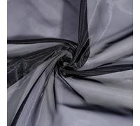 BENECREAT Black Corset Mesh Fabric, 2×1.5m/78.7×59inch No Stretch Corsetry Fabric, Polyester Power Mesh for Sewing Corset Base, Couture Dress, Wedding Dresses, Prom Gown, Tablecloths, Crafts