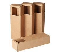 BENECREAT Black Drawer Box for Festival Gift Packaging, Size 4 (4.84x2.12x1.37"), Paper