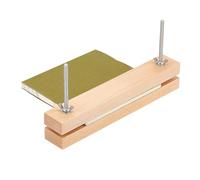 BENECREAT Wooden Bookbinding Press, Beech, 9.8 x 1.5 inch, Large Bookbinding Tool, Portable Book Press, Book Binding for Home, School, Office, DIY Bookbinding