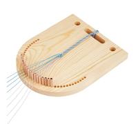 BENECREAT Wooden Bracelet Maker Set, DIY Braiding Tool Friendship Bracelet Kit for Handicraft Multicord Knitting, DIY Jewelry, Wristband Crafts Making