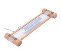 BENECREAT Wooden Weaving Tool, Tan Wood Embroidery Floss Bobbin Rectangle Weaving Tool for Loom Weaving Supplies Tablet Weaving Loom Weaving Supplies, 37x9.5x3cm