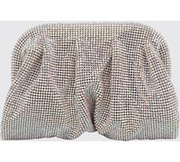 BENEDETTA BRUZZICHES Venus Draped Crystal Mesh Mini Bag with Strap - Size: OS - female