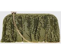 BENEDETTA BRUZZICHES Venus La Grande Rhinestone Aluminum Mesh Clutch - Size: OS - female