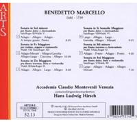 Benedetto Marcello - B Marcello: Sonatas Op 2, Vol 2 /Accademia Claudio Monteverdi · Hirsch
