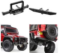 Benedict Harry CNC Alum Front & Rear Winch Bumper Set Black For Traxxas TRX-4 1/10 RC Crawler (Front & Rear)