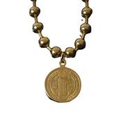 Benedict Necklace For Women And Men, 925 Sterling Silver Saint Pendant Bead Chain, Medals, Medalla De San Benito, Benito Medalla, Medal
