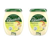 Bénédicta Mayonnaise Citron, Lemon Flavour, French Recipe - Pack of 2