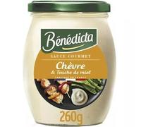 Bénédicta Sauce Gourmet Chèvre & Touche de Miel, 260g