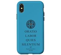 Benedictine Rule for prayer and work life Case for iPhone X/XS