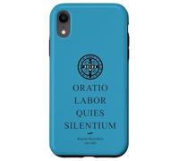 Benedictine Rule for prayer and work life Case for iPhone XR