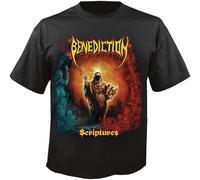 Benediction Scriptures Mens T-Shirt Black Size L