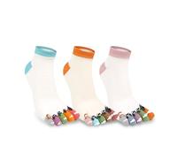 Benefeet Sox Funny Toe Socks Ankle Women Five Finger Socks Girls Cute Toe Seperated Cotton Sock Running Athletic Sock, 3 Pack-black Cat on Toes, One size