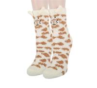 Benefeet Sox Girls Womens Funny Fuzzy Slipper Socks Cute 3D Cartoon Animals Soft Fluffy Novelty Home Sleeping Socks Gift - - Medium