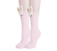Benefeet Sox Girls Womens Funny Fuzzy Slipper Socks Cute 3D Cartoon Animals Soft Fluffy Novelty Home Sleeping Socks Gift - - Medium