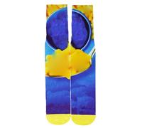 Benefeet Sox Men’s Crazy Novelty Socks for Teen Boys Kids Weird Socks Galaxy Animal Food Tube Crew Socks - Multi - Medium