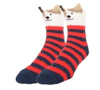 Benefeet Sox Mens Fuzzy Socks Slipper Socks Funny Fluffy Socks Cartoon Animal Soft Sock Plush Coral Fleece Cozy Sleeping Sock