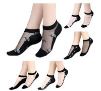 Benefeet Sox Sheer Socks Women's Socks | Cute Fun Patterned, 4/5 Pack, Transparent See Through Socks, Thin Summer Clear Socks