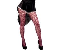 Benefeet Sox Womens Fishnets Girls Fishnet Tights Sexy High Waist Fishnet Stockings Sheer Mesh Hollow Out Pantyhose, Burgundy, One Size