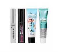 Benefit Bene Bundle TRIAL SIZE Fluff Up Brow Wax, BADgal BANG! Mascara, POREfessional Lite Primer and Mask