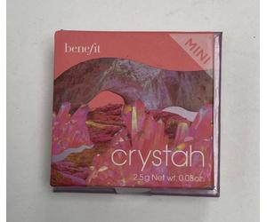 BENEFIT Crystah Highlighter 2.5g Strawberry Pink Blush Travel Size Press Sealed