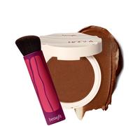 benefit Hoola Wave Cream Bronzer & Bronzer Brush (Various Shades) - Deep