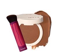 benefit Hoola Wave Cream Bronzer & Bronzer Brush (Various Shades) - Medium-Deep