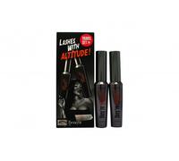 BENEFIT LASHES WITH ALTITUDE GIFT SET 2 X 8.5G THEY'RE REAL MASCARA - JET BLACK