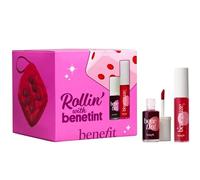 Benefit Rollin’ With Benetint 3-Piece Lip & Ch ift Set Full-size rose-tinted lip & cheek stain and lip gloss