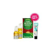 Benefit Women's Pore Mixed Medley Mini Porefessional Primer, Good Cleanup Cleanser & Tight N Toned Toner Gift Set (Worth £64.83) Benefit Multicolor