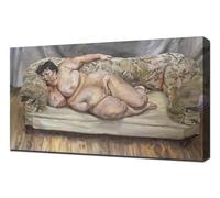 benefits supervisor sleeping also known as big sue Lucian - Canvas Wall Art - Canvas Print On A Wooden Frame - Perfect Picture For Wall Decoration