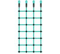 BeneLabel Climbing Cargo Net, 196 x 76cm Climbing Frame Net Kids Webbing Net Rope Ladder Playground Safety Netting for Outdoor Playset/Swing Set/Treehouse Obstacle Course Training, Green