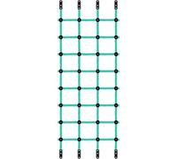 BeneLabel Climbing Cargo Net, 354 x 76cm Climbing Frame Net Kids Webbing Net Rope Ladder Playground Safety Netting with Hardware for Outdoor Playset/Swing Set/Treehouse Obstacle Course Training, Green