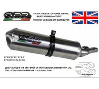 BENELLI BN 302 EXHAUST. GPR SATINOX ROAD LEGAL SLIP-ON BY GPR 2015-17