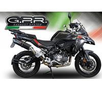 Benelli Trk 502 X EXHAUST FURORE NERO SLIP-ON BY GPR EXHAUSTS 2017/20