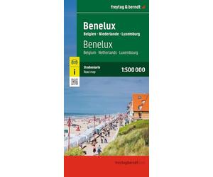 Benelux, Automap 1:500.000: Belgium - Netherlands - Luxembourg: AK 80