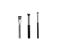 Benepoint 3Pcs Makeup Brush Set Foundation and Concealer Brushes, 1Pc Foundation Brush For Liquid Makeup and 2Pcs Small Round Brush for Concealing and Contouring (A)