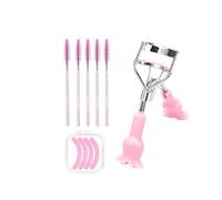 Benepoint Eyelash Curlers, Lash Curler with Bonus 4Pcs Replacement Lash Pads& 5Pcs Eyelash Spoolies, Eyelash Curler Kit Portable Travel Eyelash Curler for Eyelash Extension (Rose Pink)