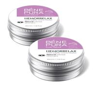 BenePura Hemorrelax Hemorrhoids Ointment, Natural Ointment for Burning, Itching and Discomfort with White Yarrow, Tetra and Turmeric, 40 ml (Pack of 2)