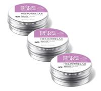 BenePura Hemorrelax Hemorrhoids Ointment, Natural Ointment for Burning, Itching and Discomfort with White Yarrow, Tetra and Turmeric, 40 ml (Pack of 3)