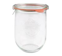 Benera 1x WECK Glass Canning Jar 745 1062ml Gourmet Preserving Pantry Storage Container Mason Jar with Airtight Seal for Sourdough Fermentation Pickles Kimchi Yoghurt Pasta Sugar Flour Sugar Rice
