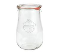 Benera WECK Glass Tulip Canning Jar 738 1750ml Preserving Pantry Storage Container Mason Jar with Airtight Seal for Sourdough Fermentation Spices Baby Food Jam Kimchi Yoghurt Chutney