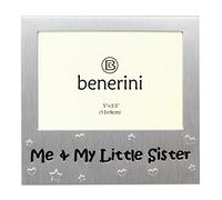 benerini Me and My Little Sister ' - Photo Picture Frame Gift - 5x 3.5