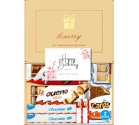 Benerry Milk Chocolate Gift Box - Bueno, Happy Hippo & Cards - Birthday Letterbox Hamper