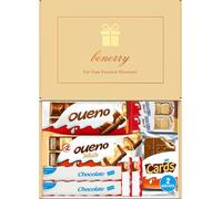 Benerry Milk Chocolate Gift Box - Bueno, Happy Hippo & Cards - Letterbox Hamper