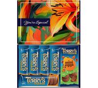 Benerry Terry's Chocolate Orange Gift Box, 6 Treats Letterbox Hamper | Terry's Chocolate Orange selection, letterbox friendly hamper for birthdays, thank you gifts, sharing and sweet treats