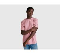 Benetton, Basic Cotton T-shirt, size M, Pink, Men