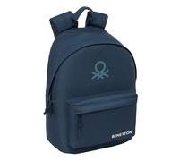 BENETTON BASICS ANTHRACITE - Youth Backpack for 14.1 Inch Laptop, Ideal for Young People of Different Ages, Comfortable and Versatile, Quality and Resistance, 31 x 16 x 41 cm