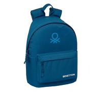 BENETTON BASICS MARINO - Youth Backpack for Laptop 14.1 Inches, Ideal for Young People of Different Ages, Comfortable and Versatile, Quality and Resistance, 31 x 16 x 41 cm