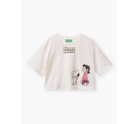 Benetton Boys Stone Kids Snoopy Graphic-print Short-sleeve Cotton T-shirt 6-14 Years 6-7